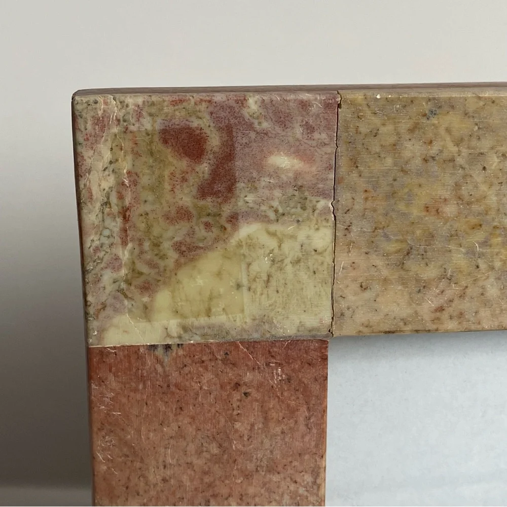 Granite Frame 2.5” X 2.5” Picture Slate Tiles Travertine Rustic Beige Pink Tan